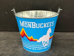 Monbuckees ice bucket, Montucky Cold Snacks beer