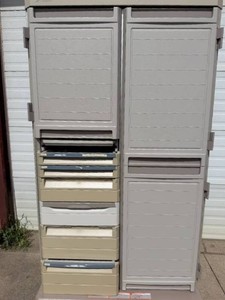 MSRP $12,000 QUALITY METRO STARSYS Professional Mobile Medical Supply Storage Cabinet 76H, Multiple Drawers, Pull-Out Wire Shelves &amp Locking Casters WAdvanced Corrosion-Resistant &amp Microban Antimicrobial Polymer Protection Excellent