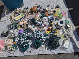 Large Assortment of Holiday and Decorative Lighting