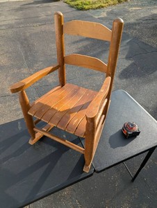 Nichols & Stone Childs Wooden Rocking Chair