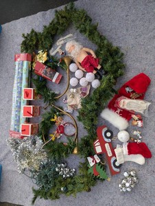 Christmas Wreaths, Garland, Stockings and Decorations