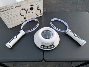 Sharper Image Virtual LED Space Pong Game