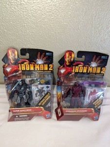 Iron Man 2 Comic Series  War Machine & Crimson Dynamo  2 Hasbro Action Figures