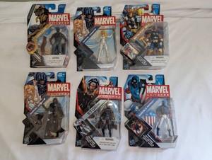 Marvel Universe  6 Carded Figures  Luke Cage, Cloak, Dagger, Storm, Beta Ray Bill & Patriot