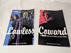 Criminal Volumes 1 & 2 Coward & Lawless  Ed Brubaker & Sean Phillips  Icon Paperbacks