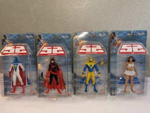 DC Direct 52 Series 1  Supernova, Batwoman, Booster Gold & Isis  4 Carded Figures