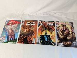 DC Comics #1 Lot  All-New Atom, Villains United, Sinestro Corps & Last Will and Testament  4 Comics