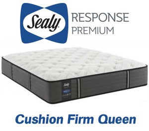 Sealy Premium Posturepedic Victorious Cushion Firm Tight Top Queen Mattress - MSRP $1,299.99 - No Reserve