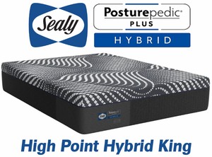 Sealy Posturepedic Plus High Point 14 Hybrid King Mattress - MSRP $3,399.00 - No Reserve
