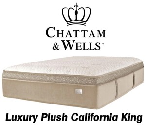 Chattam & Wells Franklin Luxury Plush Euro Top California King Mattress - MSRP $3,899.99 - No Reserve