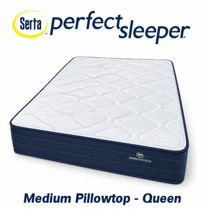 Serta Perfect Sleeper Sleep Execllance Medium Pillowtop Queen Mattress - MSRP $1,599.99 - No Reserve