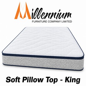 Millennium Furniture Santa Fe Soft Pillowtop King Mattress - MSRP $749.99 - No Reserve