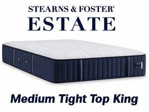 Stearns & Foster Estate Medium Tight Top King Mattress - MSRP $2,699.00 - No Reserve