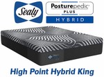 Sealy Posturepedic Plus High Point 14" Hybrid King Mattress - MSRP $3,399.00 - No Reserve!