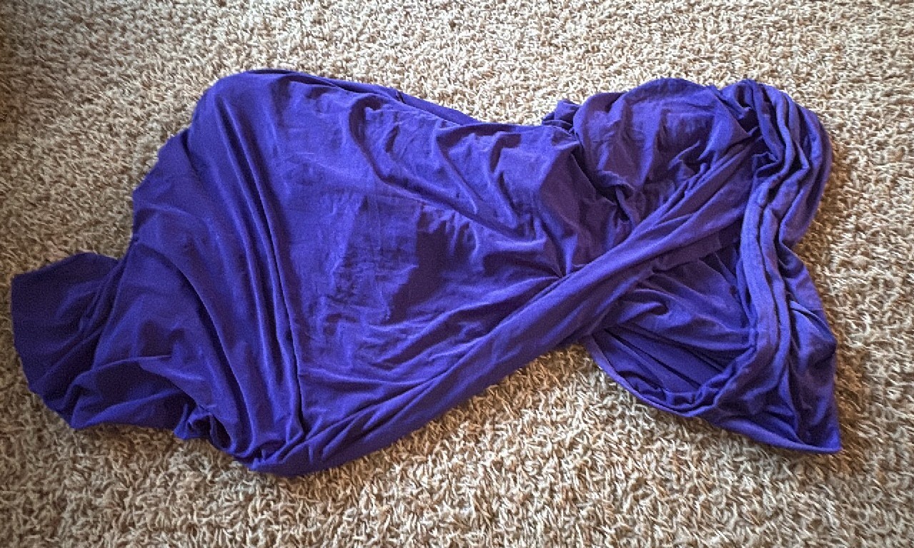 Purple Decorative Table Cloth, Silky Texture, Great for Vikings Game Day Parties and Tailgate Parties. Stretches to Fit Most Tables