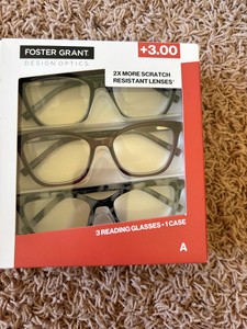 Foster Grant Readinf Glasses 3-Pack 3.00 Strength
