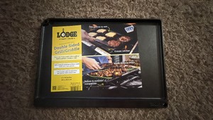 Lodge Cast Iron Double Sided GrillGriddle 17 x 12