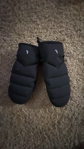 Black Winter Mittens SmallMedium Size