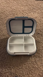 Bentgo Bento Lunch Box Blue Color, Hard Plastic Thick Heavy Duty Construction