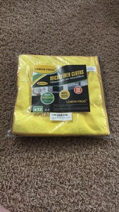 Lemon Frog Microfiber Towel Cloths 30 x 30 centimeters 12 Pack