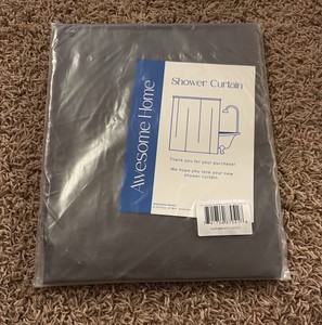 Shower Curtain Chocolate Brown Color 72 x 72