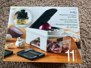 Vegetable Chopper and Slicer Set, Open Box Condition,