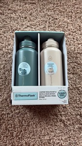 ThermoFlask Two Pack of Water Bottles