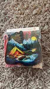 Hiking Makes Me Happy - Orniment - Boot shop with camping theme