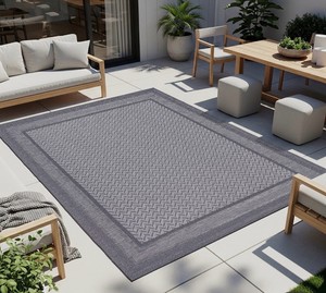 Laguna Indoor & Outdoor Area Rug - Color Gray and Silver - 710 x 10