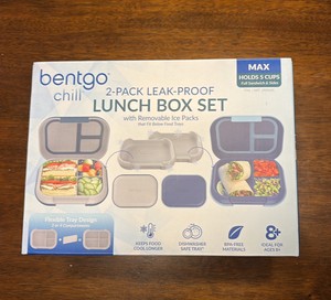 Bentgo Lunch Box Set, Two Lunch Boxes Complete New in Box