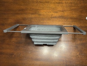 Collapsible Collander for Straining Food in Sink, Adjustable