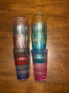 8 Pack of Colorful Plastic Cups, Great for Kids and Parties