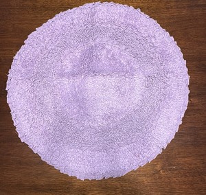 Round Lavender Purple Rug