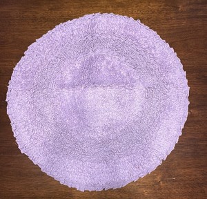 Round Lavender Purple Rug
