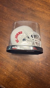 Saint Johns University Mini Football Helmet New in Box