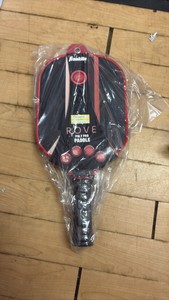 Franklin Brand Pickleball Paddle Rove Poly Pro Paddle Black and Red