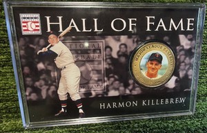 National Baseball Hall Of Fame HARMEN KILLEBREW Highland Mint Hall of Fame Medallion Coin