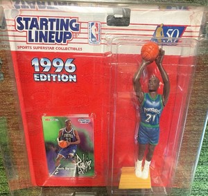 1996 Kenner Starting Lineup Kevin Garnett Minnesota Timberwolves- NEW Sealed in Display Case