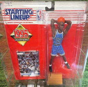 1995 Starting Lineup Shaquille Oneal Shaq Figurine Orlando Magic NIB In Display Case