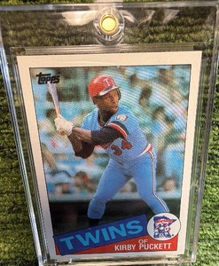 Kirby Puckett 1985 Topps Rookie Card #536 Minnesota Twins (RC) 