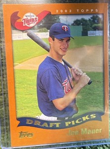 2002 Topps - Draft Picks Joe Mauer #622 (RC) Rookie Card - Minnesota Twins Baseball
