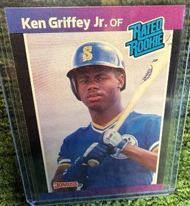 1989 Donruss Ken Griffey Jr. Rated Rookie #33 Seattle Mariners MLB Card