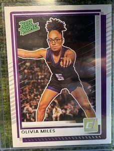 Olivia Miles 2025-26 Donruss Basketball Rated Prospect TCU Lynx #89 WNBA (RC)