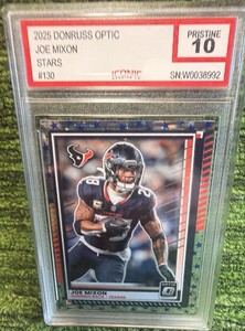2025 Optic - Stars - Joe Mixon - Houston Texans Graded 10 Slab