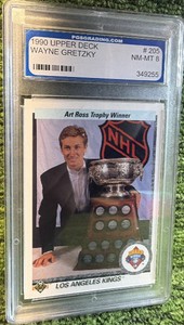 1990 UPPER DECK #205 WAYNE GRETZKY KINGS HOF- THE GREAT ONE 