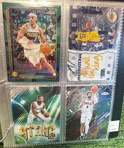 NBA Topps Chrome Basketball Inserts, Parallels, & Rookies & Stars  10 Pages 