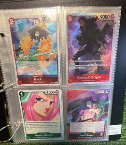 One Piece Mixed Card Lot of 10 Pages Full  Miscellaneous Collection  Cool 