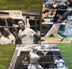 Minnesota Twins 8 x 10 Photo Lot of 3 Pictures Tony Oliva, Torrii Hunter, & Harmen Killebrew 