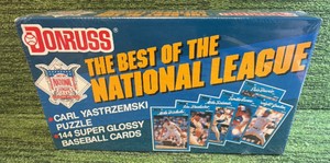 Donruss Best of the National League 1990 Box 144 Cards Carl Yastrzemski Puzzle