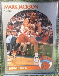 NBA Hoops Mark Jackson 1990 #205 New York Knicks Basketball NBA Menendez Bros